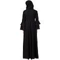 Designer Black Umbrella abaya with bell sleeves Designer Black Umbrella abaya with bell sleeves